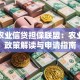 国家农业信贷担保联盟：农业贷款政策解读与申请指南