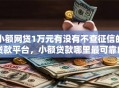 小额网贷1万元有没有不查征信的贷款平台，小额贷款哪里最可靠的8个平台介绍