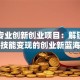 英语专业创新创业项目：解锁语言技能变现的创业新蓝海