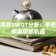 创业项目SWOT分析：手把手教你避坑抓机遇
