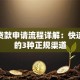 微信贷款申请流程详解：快速到账的3种正规渠道
