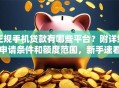 正规手机贷款有哪些平台？附详细申请条件和额度范围，新手速看