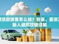 做贷款销售怎么样？前景、薪资及新人避坑攻略详解