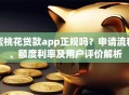 蜜桃花贷款app正规吗？申请流程、额度利率及用户评价解析