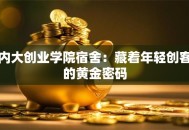内大创业学院宿舍：藏着年轻创客的黄金密码