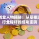 十大创业人物揭秘：从草根逆袭到行业标杆的成功密码