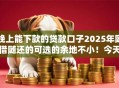 晚上能下款的贷款口子2025年随借随还的可选的余地不小！今天全面深挖这5个借款平台！