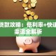 四川贷款攻略：低利率+快速放款渠道全解析
