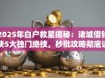 2025年白户救星揭秘：诸城借钱快5大独门绝技，秒批攻略彻底讲透！