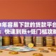 2023年容易下款的贷款平台推荐：快速到账+低门槛攻略