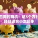 藏在田间的商机！这5个农村创业项目适合小本起步