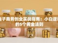 电子商务创业实战指南：小白逆袭的5个黄金法则