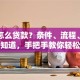 邮政怎么贷款？条件、流程、额度全知道，手把手教你轻松办