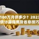 贷款100万月供多少？2023年月供计算指南及省息技巧