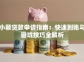小额贷款申请指南：快速到账与避坑技巧全解析