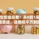 大学生创业必看！从0到1实战经验总结，这些坑千万别踩