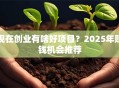 现在创业有啥好项目？2025年赚钱机会推荐