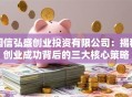 国信弘盛创业投资有限公司：揭秘创业成功背后的三大核心策略