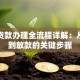 抵押贷款办理全流程详解：从申请到放款的关键步骤