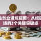 大学生创业避坑指南：从校园到市场的3个关键突破点