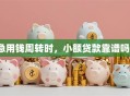 急用钱周转时，小额贷款靠谱吗？