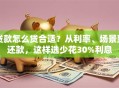 贷款怎么贷合适？从利率、场景到还款，这样选少花30%利息