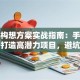 创业构想方案实战指南：手把手教你打造高潜力项目，避坑技巧全解析！