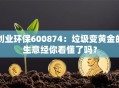 创业环保600874：垃圾变黄金的生意经你看懂了吗？