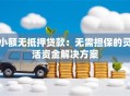 小额无抵押贷款：无需担保的灵活资金解决方案