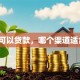 什么可以贷款，哪个渠道适合我？
