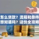 期房怎么贷款？流程和条件是什么？想知道吗？这份全攻略帮你轻松搞定