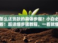 怎么还贷款的具体步骤？小白必看！超详细步骤教程，一看就懂