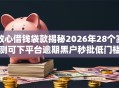 放心借钱袋款揭秘2026年28个实测可下平台逾期黑户秒批低门槛盘点