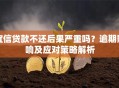 宜信贷款不还后果严重吗？逾期影响及应对策略解析