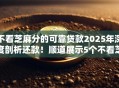 不看芝麻分的可靠贷款2025年深度剖析还款！顺道展示5个不看芝麻分的网贷口子借款
