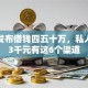 最新发布借钱四五十万，私人借钱3千元有这6个渠道