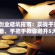 电商创业避坑指南：实战干货+小白必看，手把手教你避开5大误区！