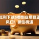 政策红利下这5类创业项目正成新风口！抓住机遇