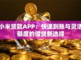 小米贷款APP：快速到账与灵活额度的借贷新选择