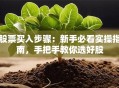 股票买入步骤：新手必看实操指南，手把手教你选好股