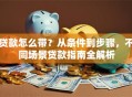 贷款怎么带？从条件到步骤，不同场景贷款指南全解析