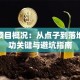 创业项目概况：从点子到落地的成功关键与避坑指南