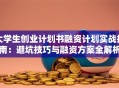 大学生创业计划书融资计划实战指南：避坑技巧与融资方案全解析