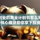 创新创业的商业计划书怎么写？这5个核心模块助你拿下投资人！