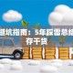 创业避坑指南：5年踩雷总结的生存干货