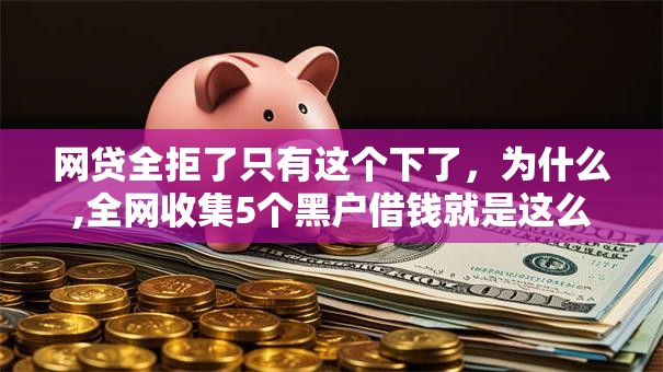 网贷全拒了只有这个下了，为什么,全网收集5个黑户借钱就是这么简单！
