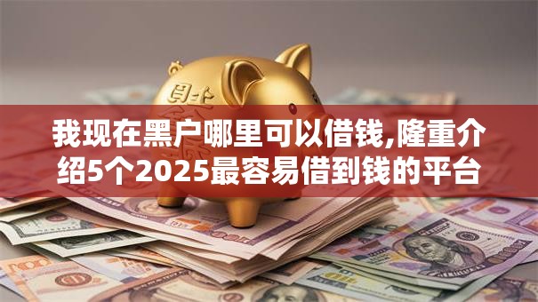 我现在黑户哪里可以借钱,隆重介绍5个2025最容易借到钱的平台