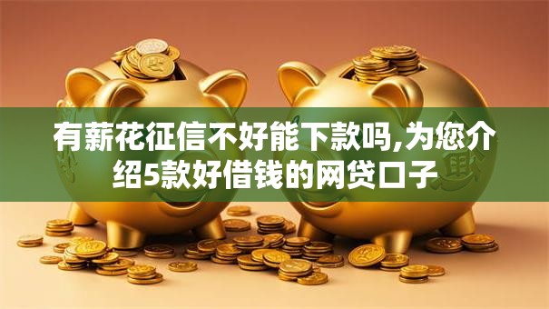 有薪花征信不好能下款吗,为您介绍5款好借钱的网贷口子