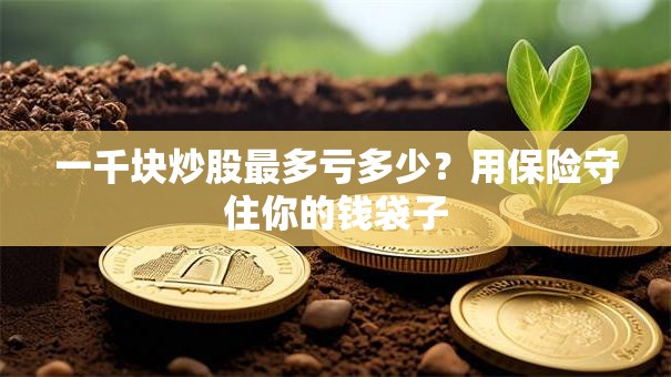 一千块炒股最多亏多少？用保险守住你的钱袋子