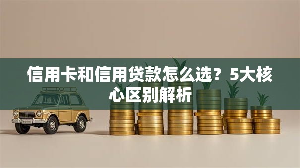 信用卡和信用贷款怎么选？5大核心区别解析